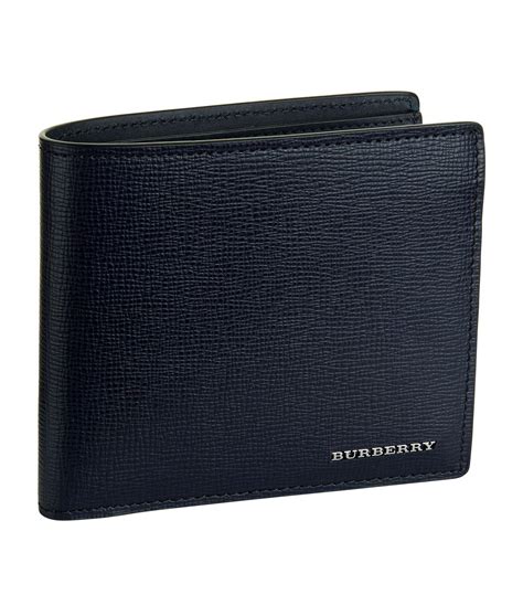 burberry bifold wallet navy|burberry wallet men's price.